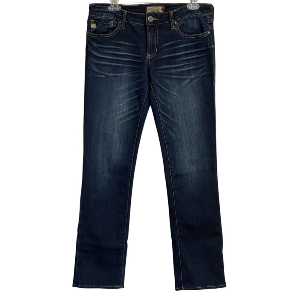 DEAR JOHN COMFORT STRAIGHT MEDIUM WASH JEANS SZ 28 EUC